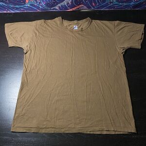 Soffe Men's Short Sleeve Brown Tee size L